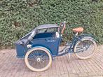 Zeer complete Johnny Loco Cargo Cruiser bakfiets met extra's, Ophalen, Gebruikt, Huif, 2 kinderen