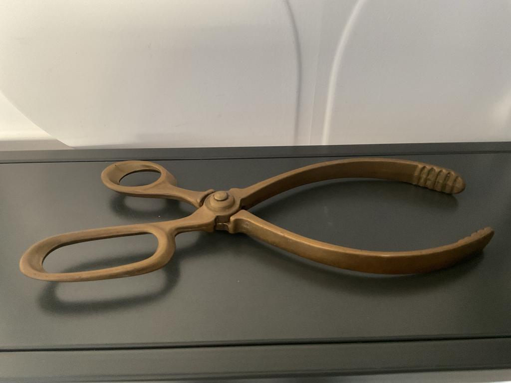 Antieke tang van messing, Ophalen of Verzenden