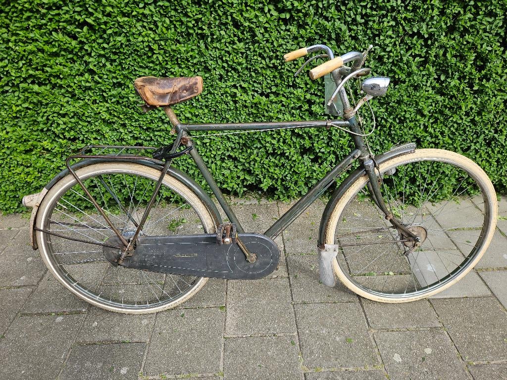 Oldtimer Gazelle Herenfiets uit 1955, Ophalen, Jaren '50, 55 tot 59 cm, Gazelle
