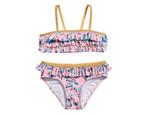 H&M Bikini Topje Broekje Lichtroze Vlinders Roze Mt 122, 128, Meisje, H&M, Sport- of Zwemkleding, Ophalen of Verzenden