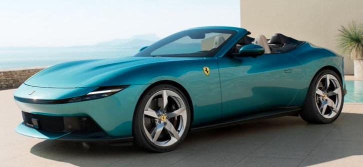 Ferrari Amalfi Spider Verde Costiera 1:18 P18281B BBR PRE-OR, Hobby en Vrije tijd, Modelauto's | 1:18, Nieuw, Auto, Overige merken