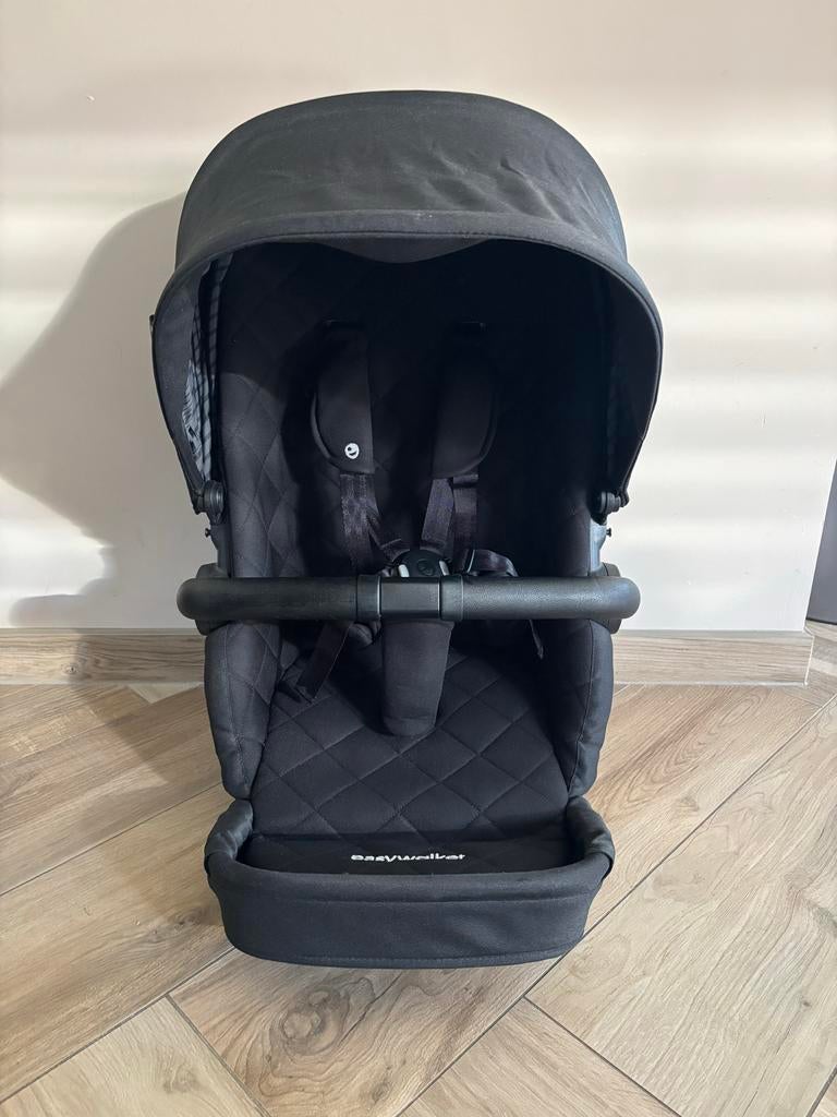 Easywalker Harvey3 Premium Zitting - Zwart, Ophalen, Zo goed als nieuw, Kinderwagen, Overige merken