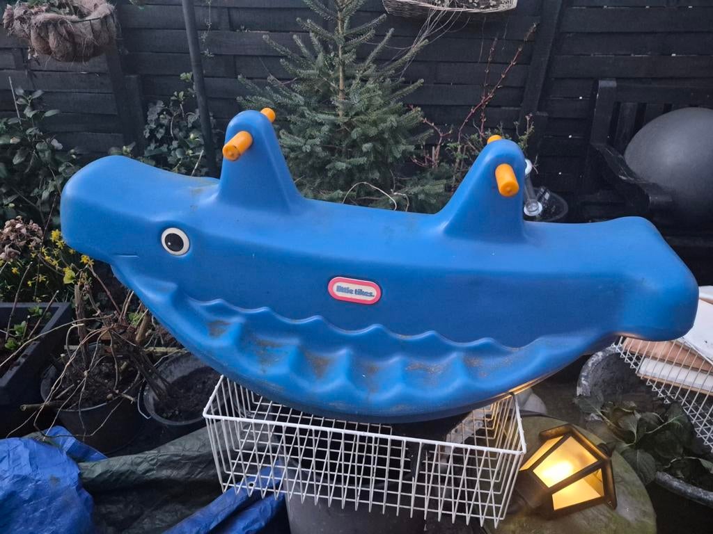 Little Tikes wipwap blauwe walvis, Ophalen of Verzenden, Gebruikt