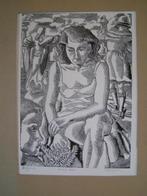 Hubert Bekman (unframed) "Memento Mori" Houtgravure tekening, Ophalen of Verzenden