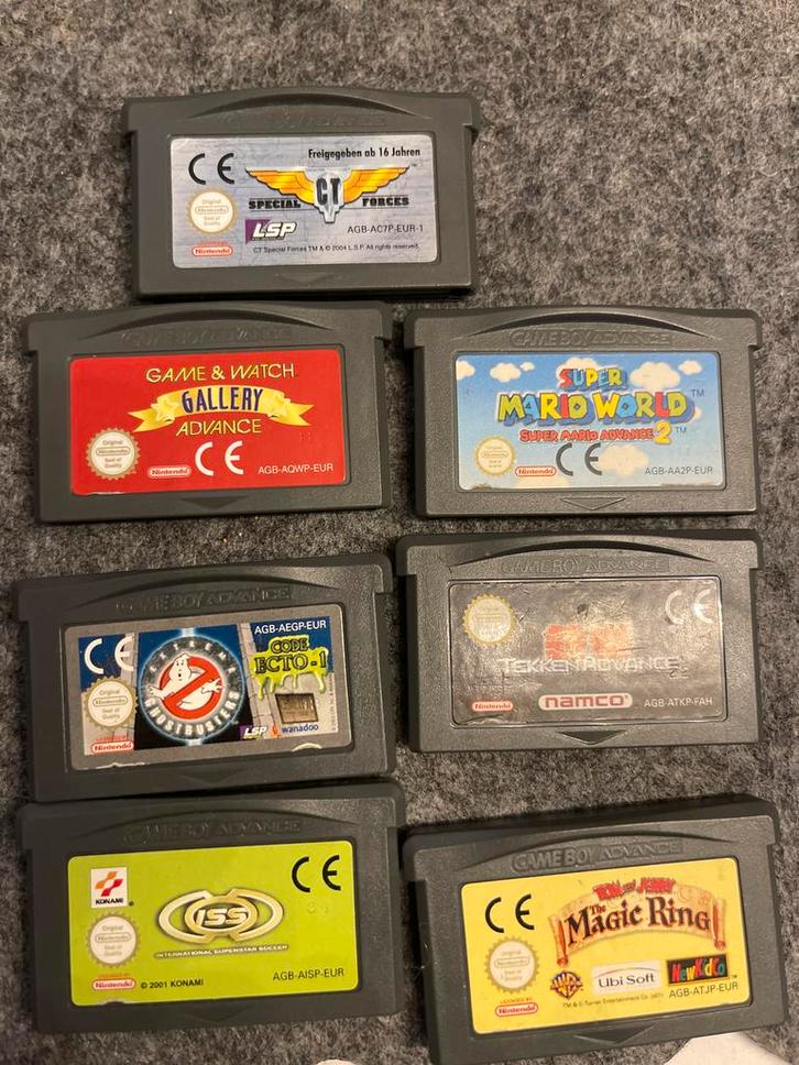 Game Boy Advance Spellen - Diverse Titels, Spelcomputers en Games, Games | Nintendo Game Boy, Gebruikt, Overige genres, 1 speler