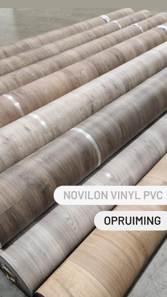 Vinyl INTERFLOOR ( PVC  4 METER BREED ), Ophalen, 75 m² of meer, Zwart, Vinyl INTERFLOOR Dynamic