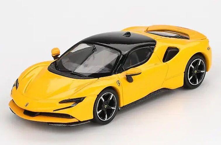 BBR Ferrari SF90 – 2024 – Giallo Modena – 1:64, Ophalen of Verzenden, Nieuw, Auto