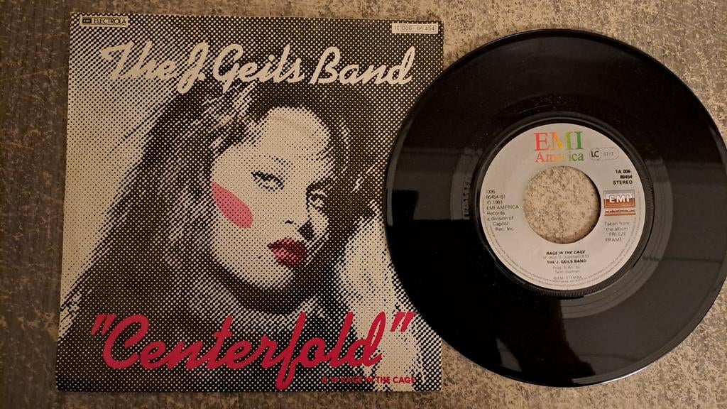 The J Geilsband  - centerfold(misdruk label 2x B kant label), Gebruikt, 7 inch, Single, Pop