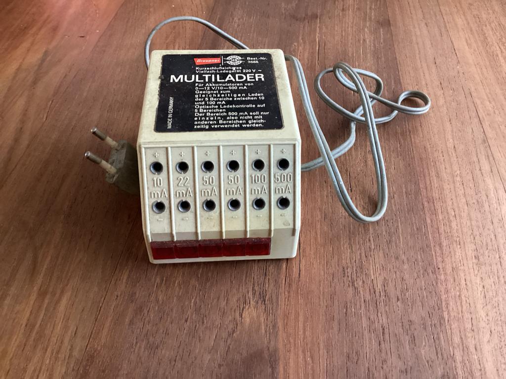 Graupner Multilader - Vintage Acculader met Handleiding, Ophalen of Verzenden, Gebruikt