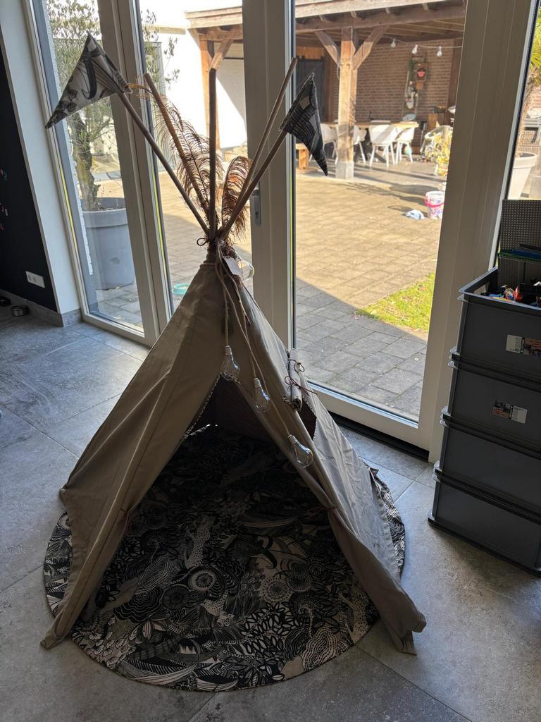 Tipi tent van het merk Tipi Mi Inclusief ondermat Speeltent, Ophalen, Zo goed als nieuw, Overige typen