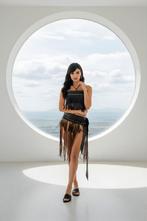 Leren Riem Rok & Stud Top - Fetish Outfit, Kleding | Dames, Generic, Ophalen of Verzenden, Nieuw