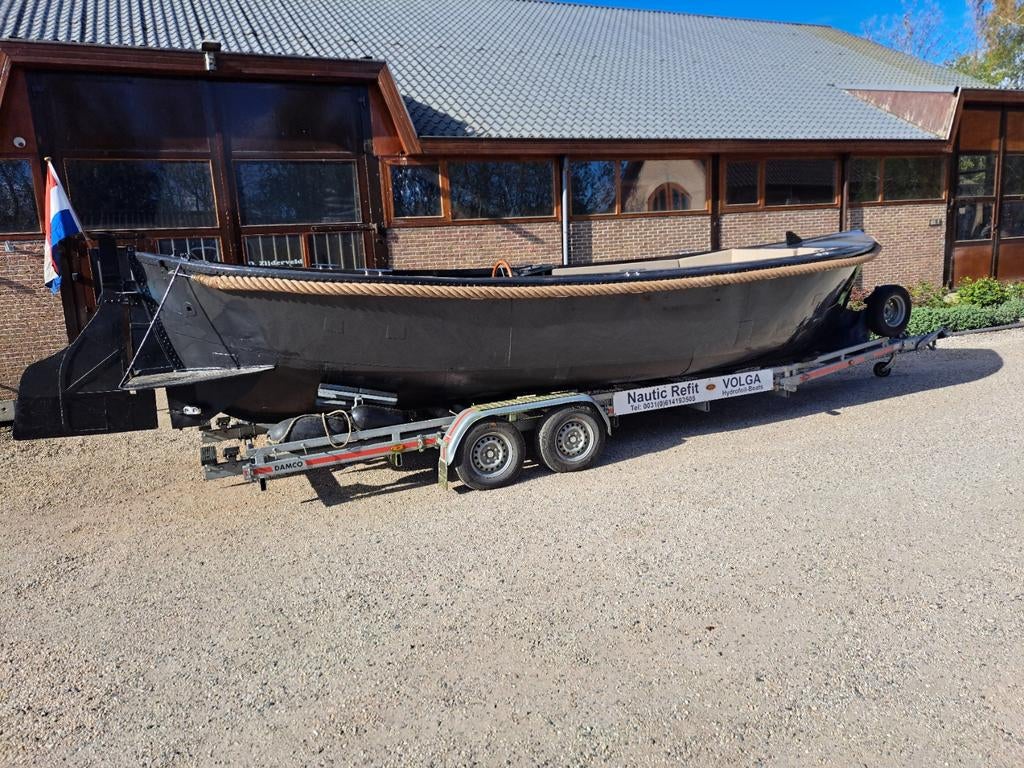Prachtige Stalen Reddingssloep gerestaureerd Vetus diesel, Watersport en Boten, Ophalen, Gebruikt, Diesel, Polyester