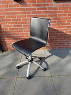 Goedwerkende bureaustoel, hoogte verstelbaar, 5 wieltjes, Ophalen, Gebruikt, Zwart, Bureaustoel