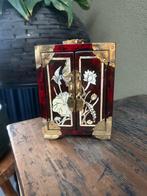 Chinees sieradenkastje parelmoer ingelegd chinese muziekdoos, Ophalen of Verzenden