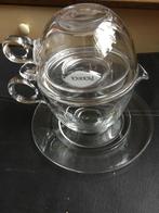 Pickwick theeset 1 persoon, glas, Ophalen of Verzenden, Effen, Compleet servies, Glas