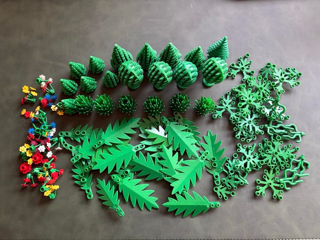 Partij lego bomen planten struiken, Lego, Lego, Ophalen of Verzenden, Zo goed als nieuw