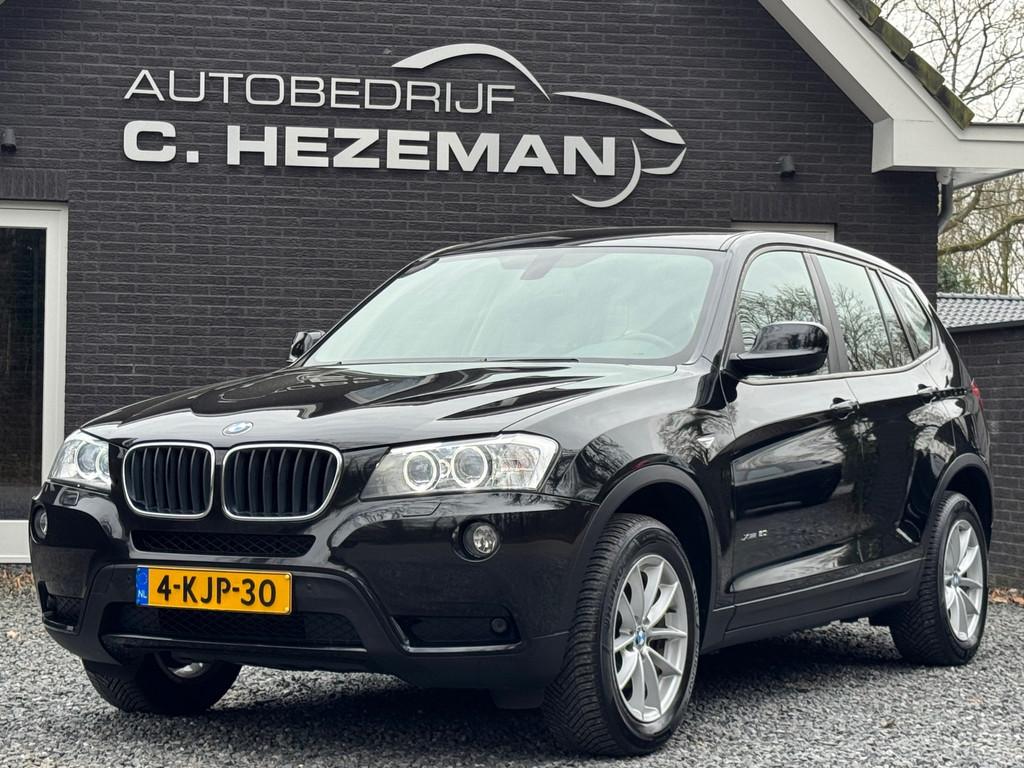 BMW X3 XDrive20i High Executive LED Xenon LEDER Cruise Contr, 13 km/l, Euro 5, Gebruikt, Zwart