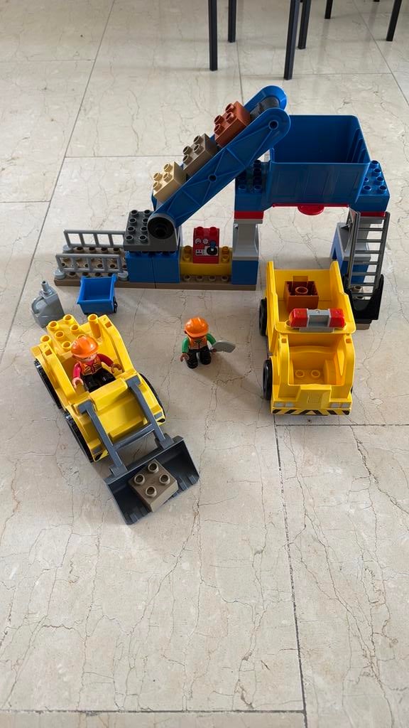 Duplo steengroeve 4987, Ophalen, Gebruikt, Duplo, Complete set