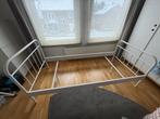 Gebruikt bed ombouwframe metaal, Huis en Inrichting, Slaapkamer | Bedden, Ophalen, Gebruikt, 90 cm, Eenpersoons