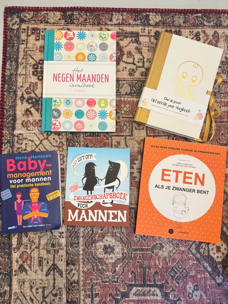 Set zwangerschaps- en babyboeken te koop – compleet pakket, Ophalen of Verzenden, Nieuw, Zwangerschap en Bevalling