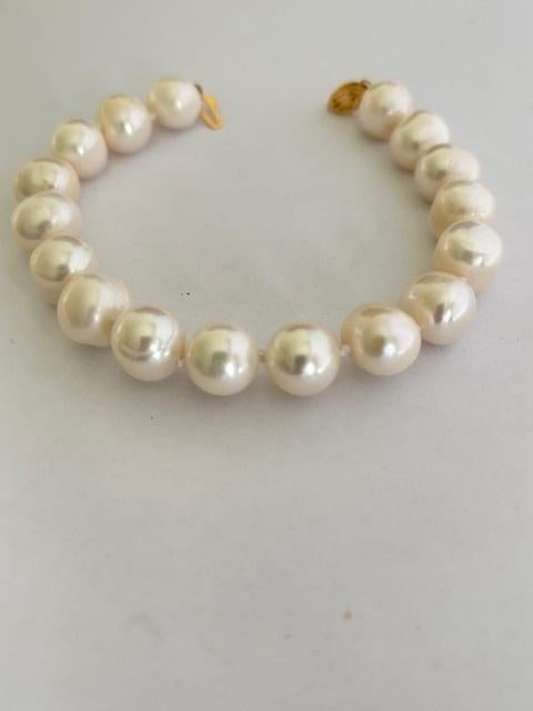 Bloedmooie Parel Armband Enorm Zuidzee Barok Parels 14K Goud, Sieraden, Tassen en Uiterlijk, Ophalen of Verzenden, Nieuw, Wit