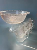 Vintage Masserini Barocco Punchset - Schaaltje en 6 Kopjes, Ophalen of Verzenden