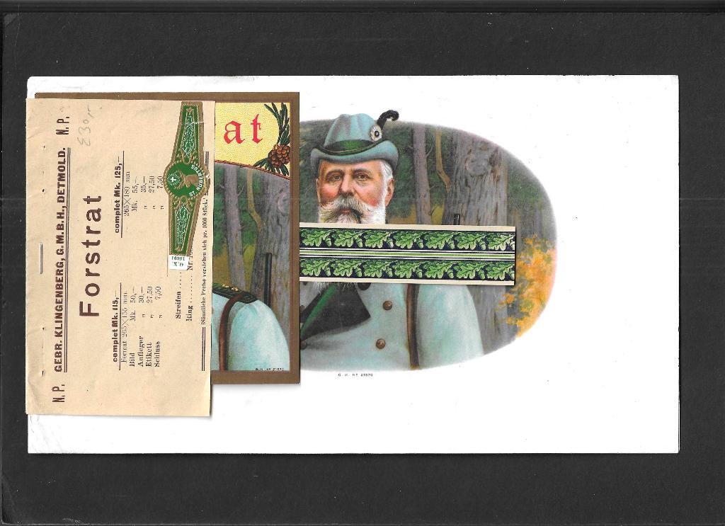 Etiket scan V4779, Ophalen of Verzenden, Gebruikt, Sigarenbandjes