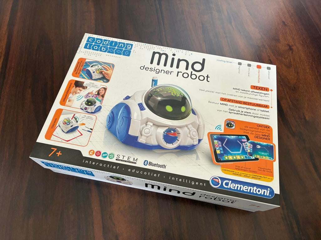 Mind designer robot, Ophalen, Zo goed als nieuw