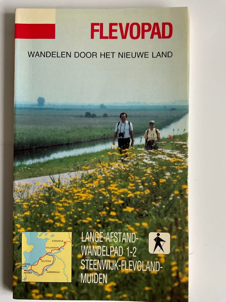 Flevopad wandelgids, Fiets- of Wandelgids, Ophalen of Verzenden, Benelux, Gelezen