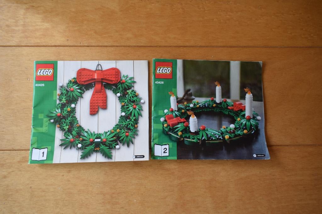 Lego 4026 2in1 Kerstkrans, Kinderen en Baby's, Speelgoed | Duplo en Lego, Lego, Compleet, Ophalen of Verzenden, Zo goed als nieuw