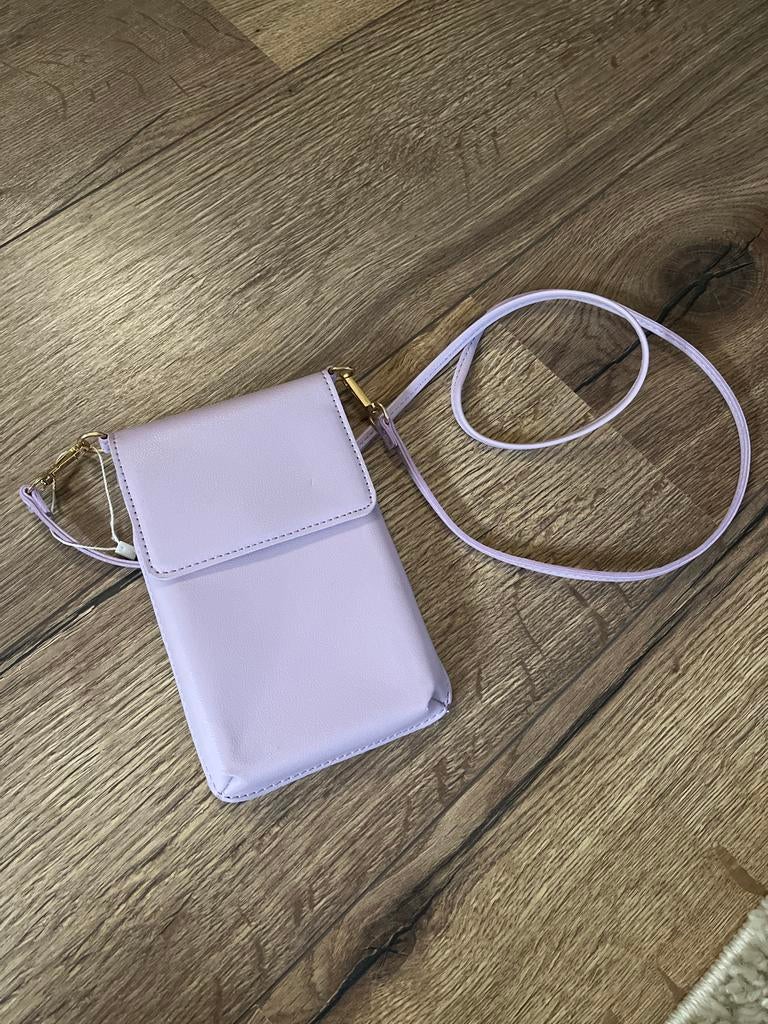Lila Telefoontasje / Schoudertasje, Ophalen of Verzenden, Nieuw, Paars, Schoudertasje