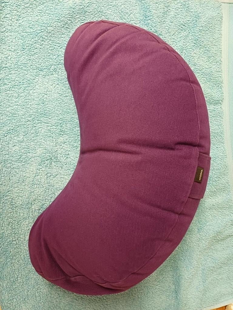 Meditatiekussen Yogisha (halve maan), Sport en Fitness, Yoga en Pilates, Verzenden, Zo goed als nieuw, Yoga-accessoire