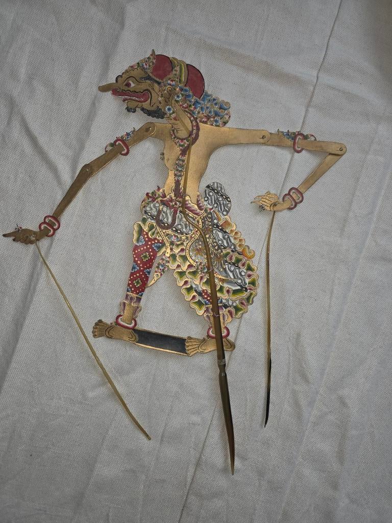Wajang pop wayang kulit nr.1, Antiek en Kunst, Kunst | Niet-Westerse kunst, Ophalen