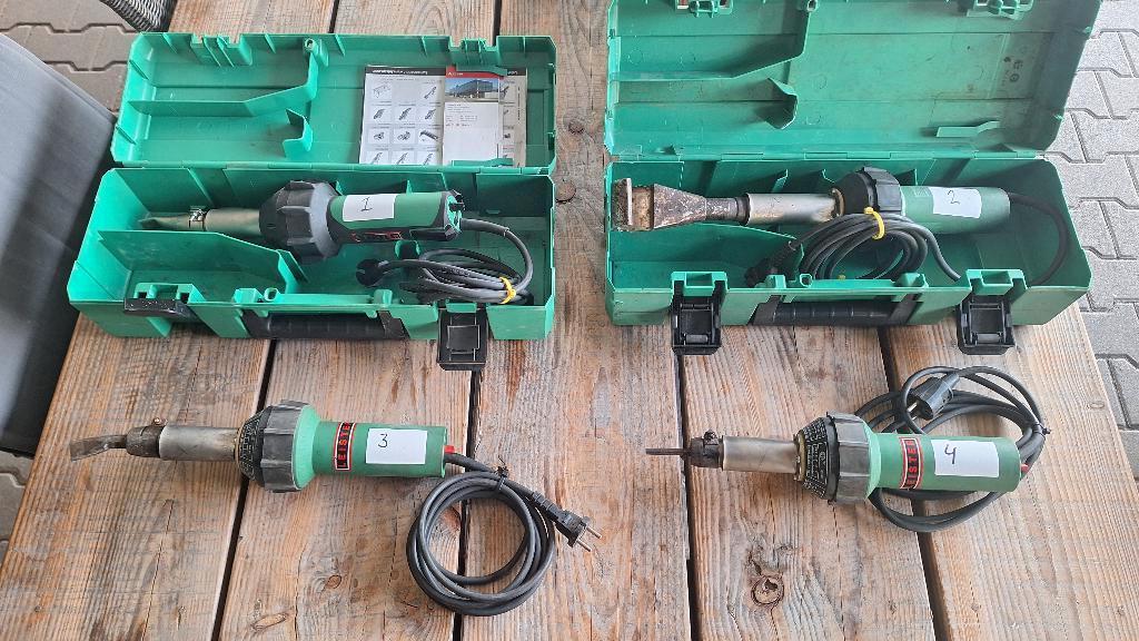 4x Leister Traic Fohn Dakfohn lasfohn heteluchtfohn, Overige materialen, ., Overige typen, Ophalen of Verzenden