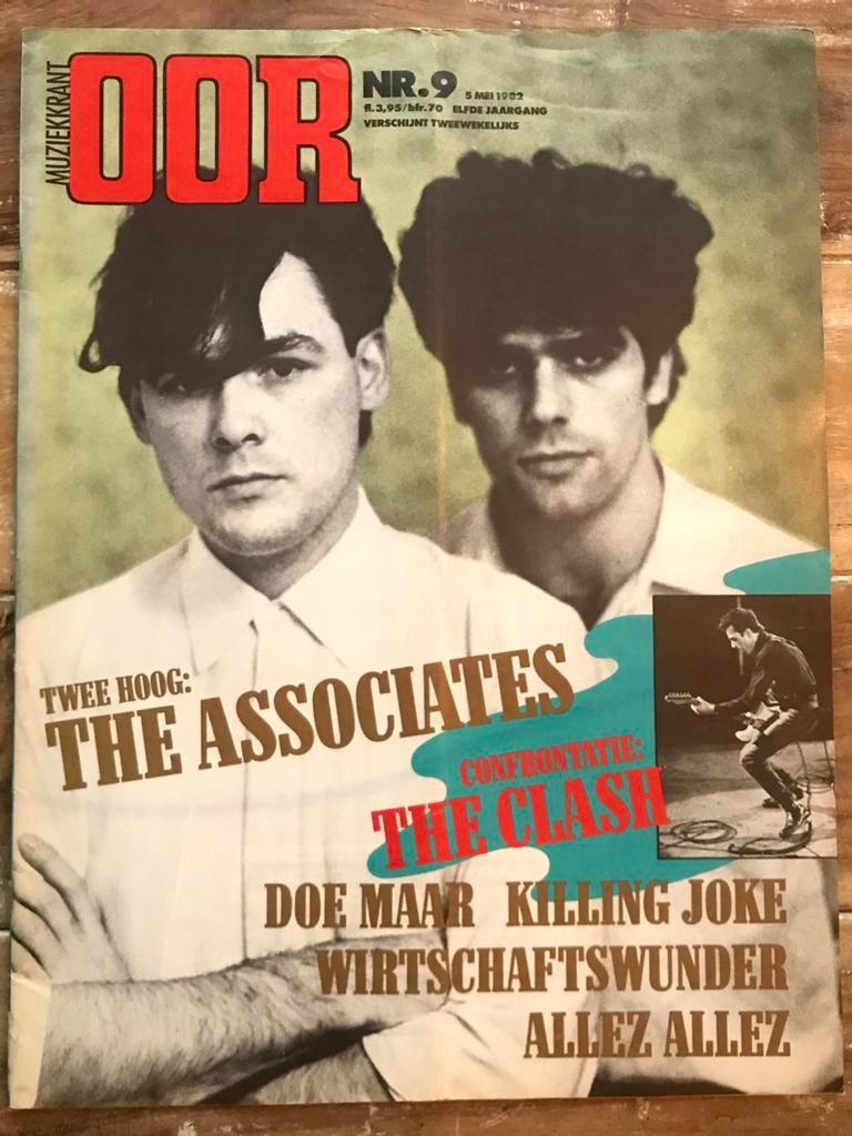 Muziekkrant OOR 1982 DOE MAAR Killing Joke CLASH Associates, Ophalen of Verzenden, Zo goed als nieuw, Muziek, Film of Tv
