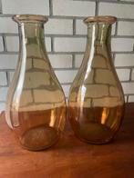 Vazen, Huis en Inrichting, Woonaccessoires | Vazen, Oranje, Ophalen of Verzenden, Minder dan 50 cm, Glas