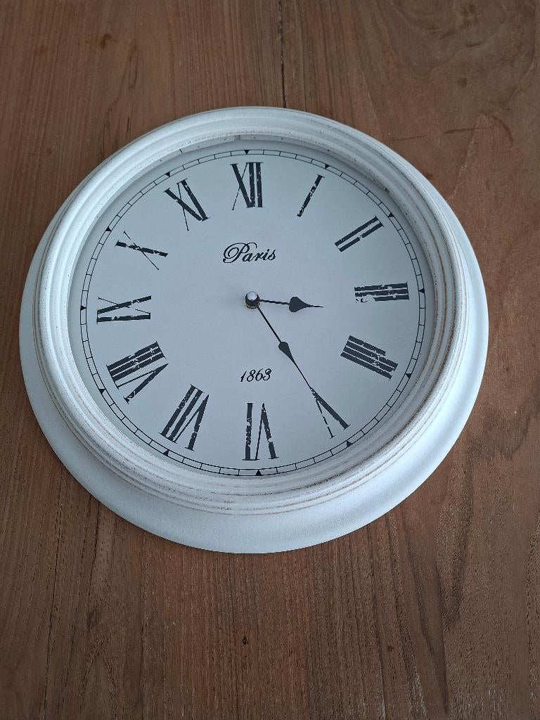 Klok, Huis en Inrichting, Woonaccessoires | Klokken, Ophalen, Zo goed als nieuw, Analoog, Wandklok