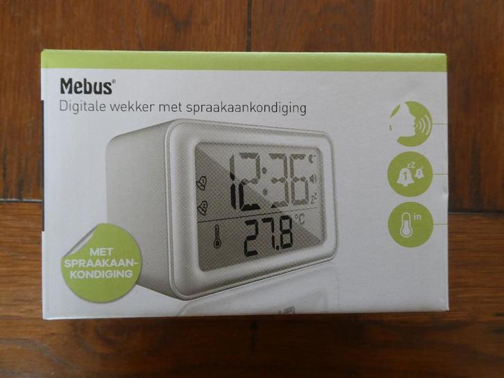 sprekende wekker, Witgoed en Apparatuur, Wekkers, Nieuw, Digitaal, Ophalen