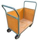 Overtoom transportkar/ magazijnkar / plateauwagen, 100 liter of meer, Ophalen, Gebruikt, Transportkar