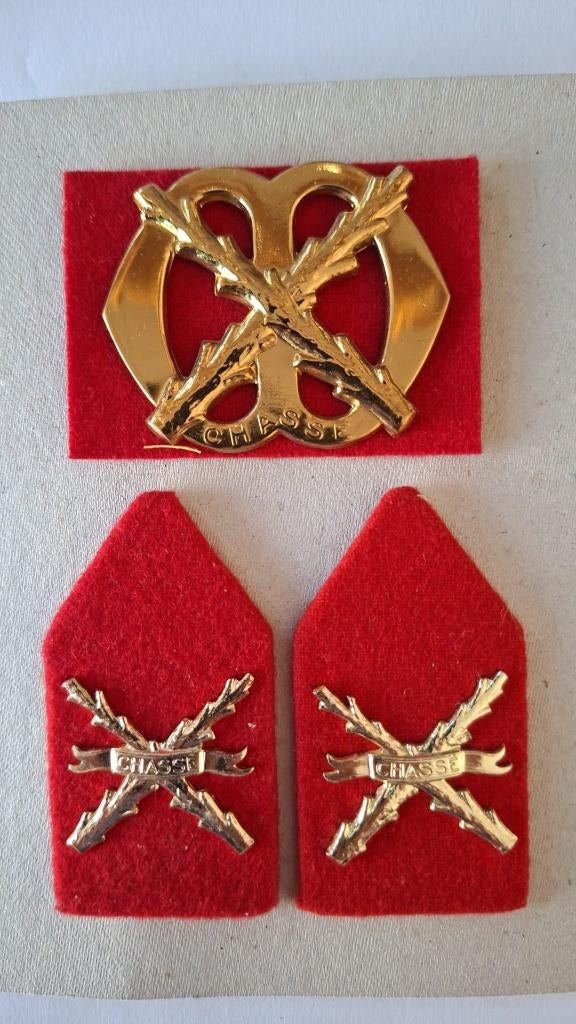 Baret emblemen & kraagspiegels 27, Ophalen of Verzenden, Landmacht, Nederland, Embleem of Badge