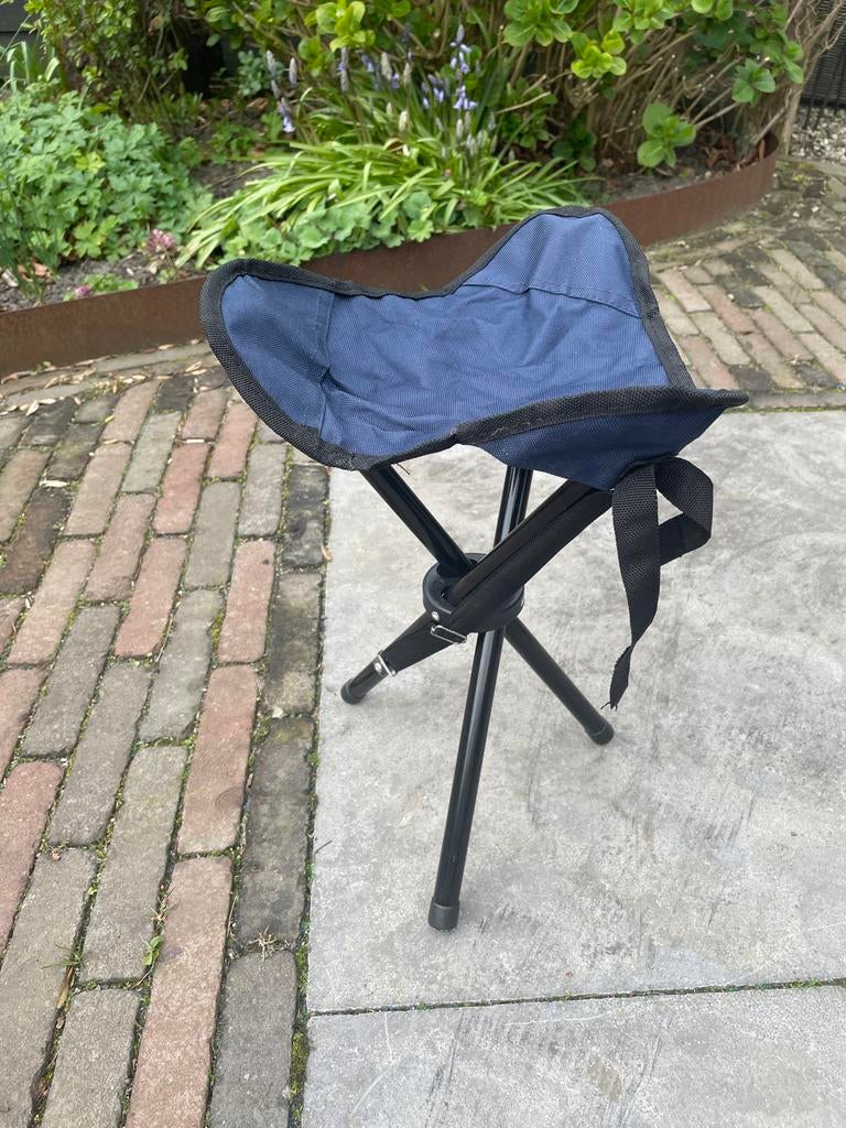 Driepoot uitvouwbare kruk camping, Caravans en Kamperen, Ophalen of Verzenden, Gebruikt, Campingstoel