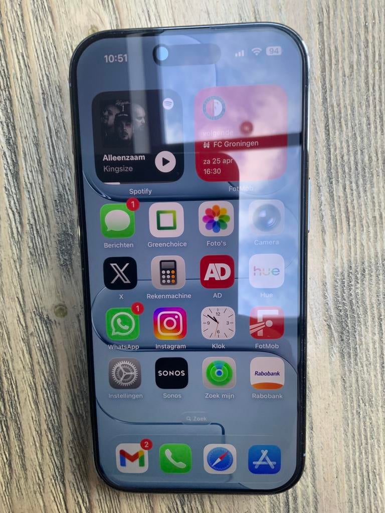 Iphone air 256 GB, Telecommunicatie, Mobiele telefoons | Apple iPhone, Ophalen of Verzenden, Zo goed als nieuw, Zwart, 256 GB