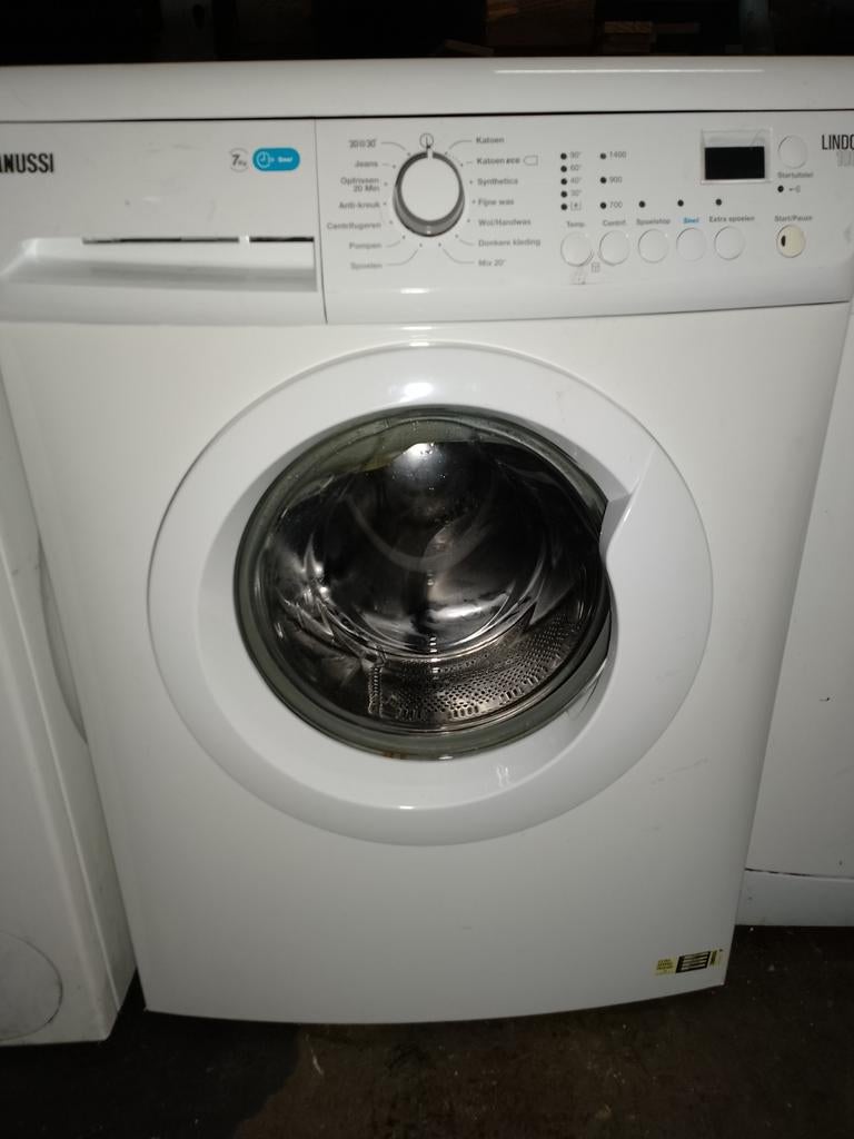 Zanussi Lindo 100 wasmachine 7 KG ( 2 ), Witgoed en Apparatuur, Wasmachines, Ophalen of Verzenden, Zo goed als nieuw, 85 tot 90 cm