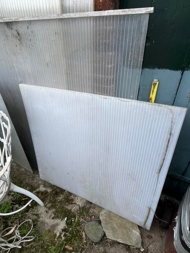 Polycarbonaat platen, Doe-het-zelf en Verbouw, Platen en Panelen, Ophalen, Gebruikt, Overige materialen, Minder dan 20 mm