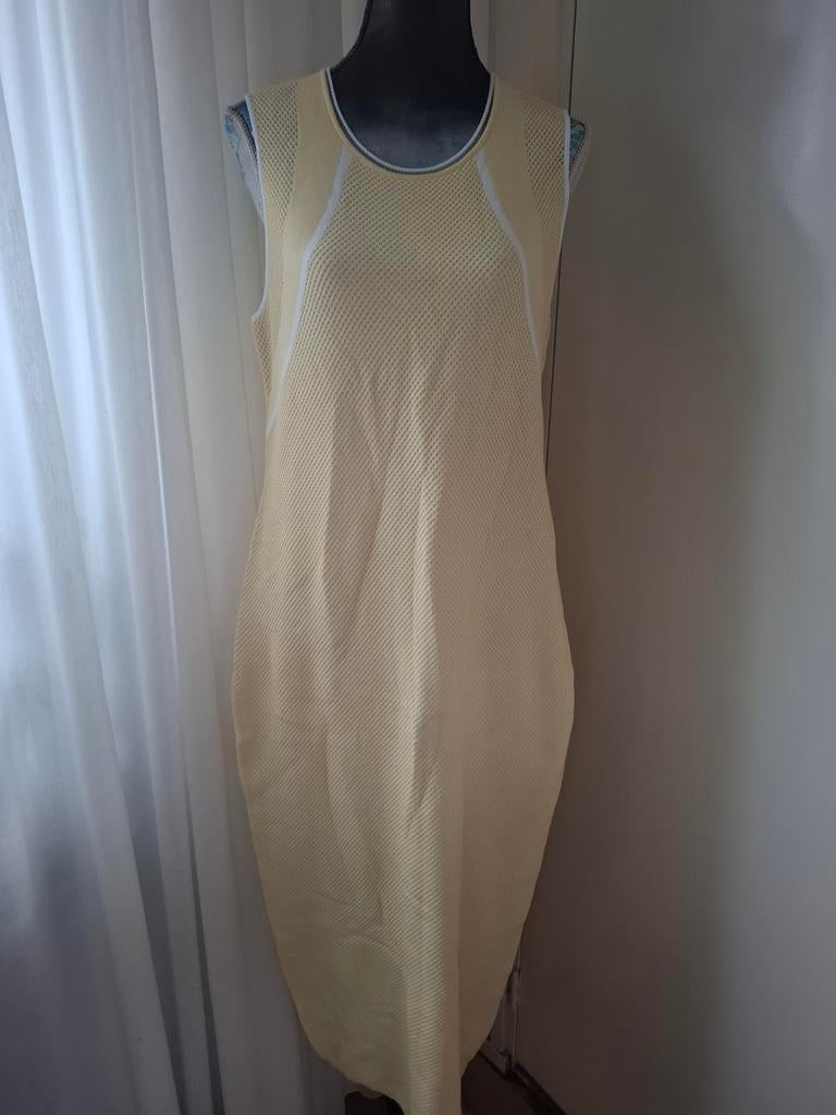 Escada Sport - Mouwloze jurk -Pastelgeel - Maat XL, Verzenden, Geel, Maat 42/44 (L), Escada