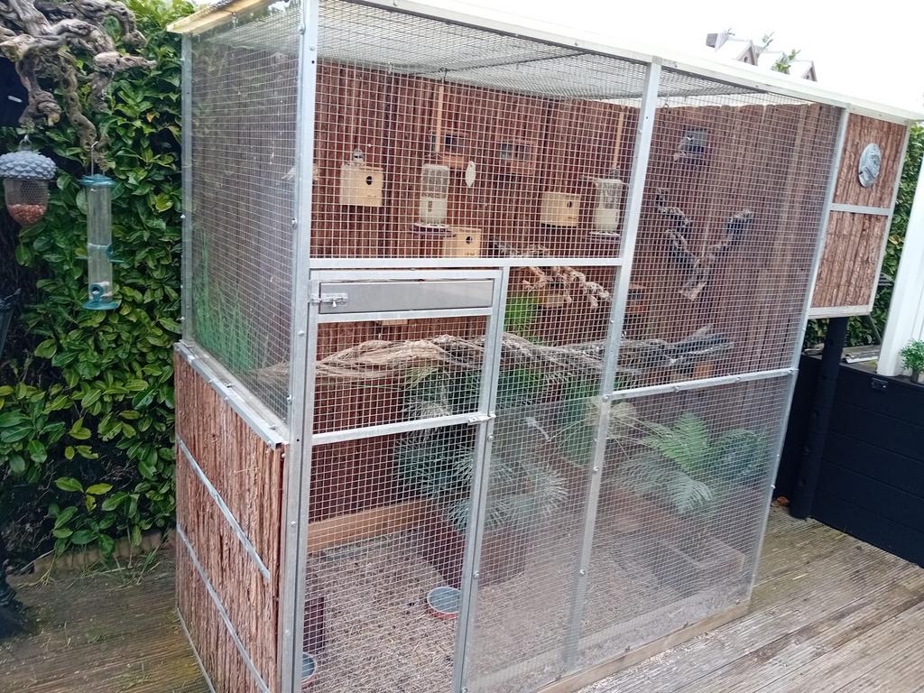Mooie vogel volière, Dieren en Toebehoren, Vogels | Hokken en Kooien, Nieuw, Vogelkooi, Aluminium, Ophalen