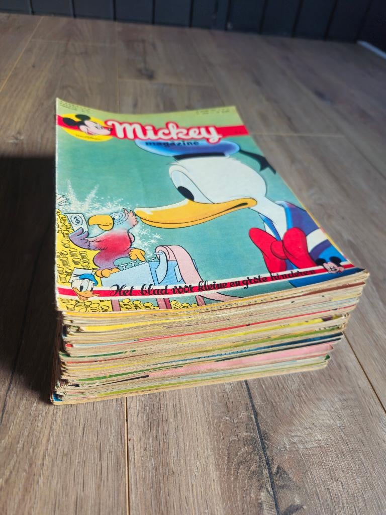 Mickey Magazine, 63 nummers, Boeken, Meerdere stripboeken, Ophalen of Verzenden, Gelezen, Walt Disney