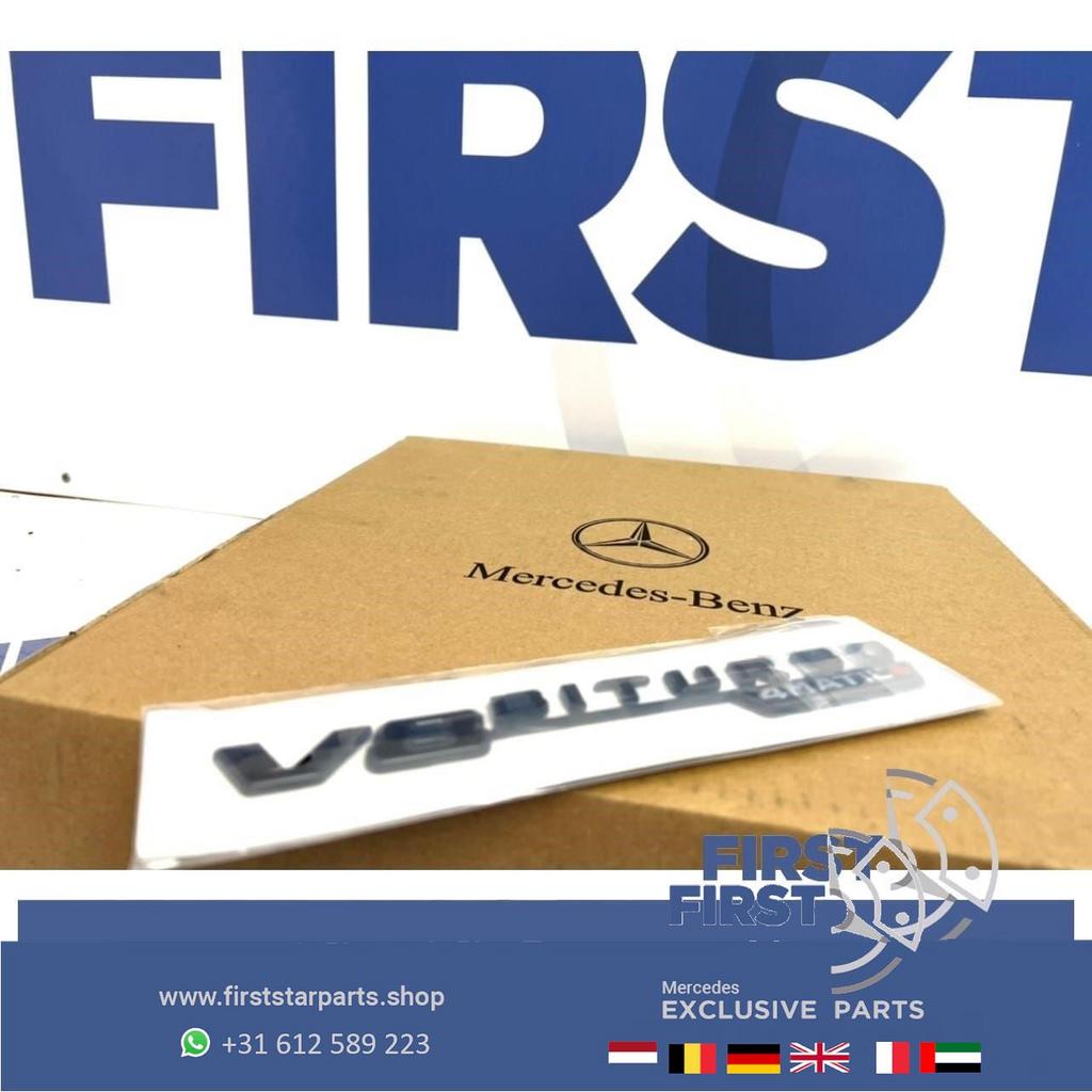 V8 BITURBO 4MATIC+ zijscherm EMBLEEM LOGO SET BADGE Mercedes, Gebruikt, -, Ophalen of Verzenden, -