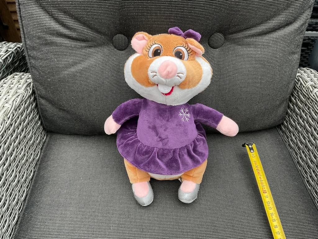 Nieuwe zgan kerst hamster meisje knuffel paars Albert Heijn, Verzamelen, Supermarktacties, Albert Heijn, Ophalen