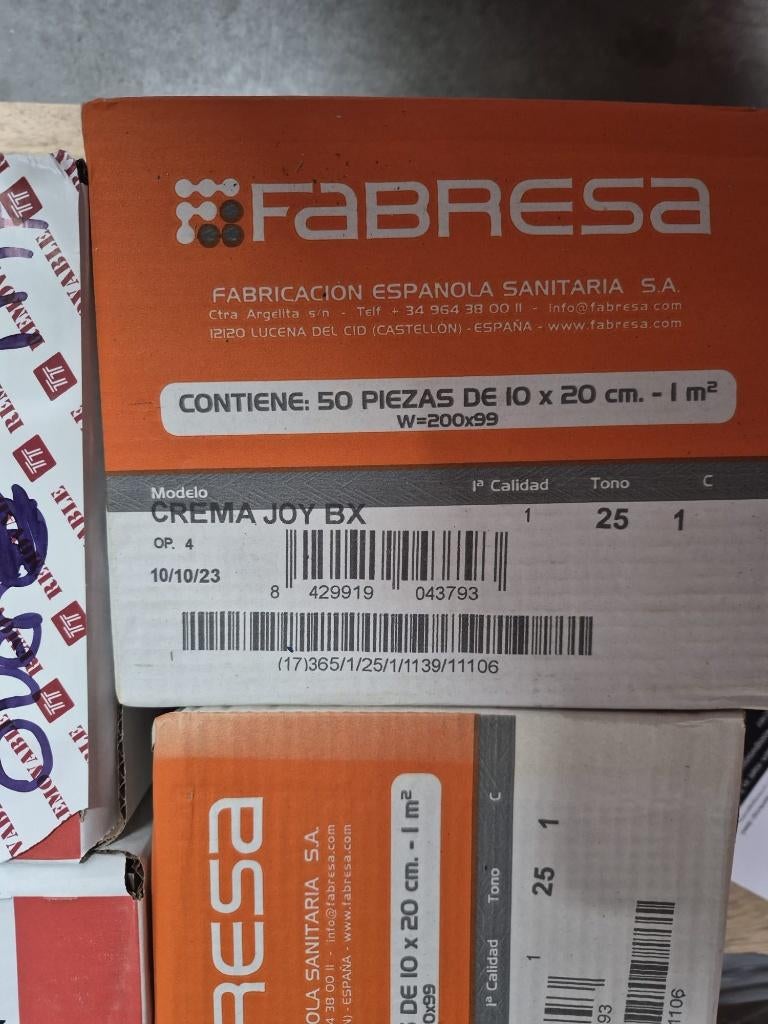 Wandtegel metrotegel 1020, Ophalen, Nieuw, Minder dan 20 cm, Minder dan 20 cm